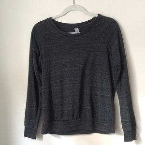 Alternative Apparel dark gray long sleeved tee